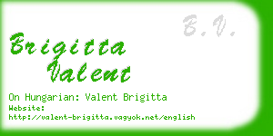 brigitta valent business card